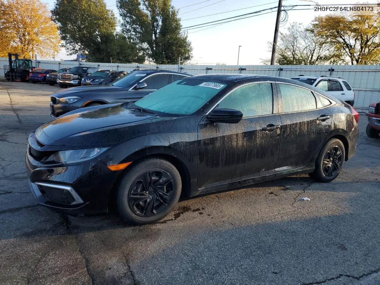 2HGFC2F64LH504173 2020 Honda Civic Lx