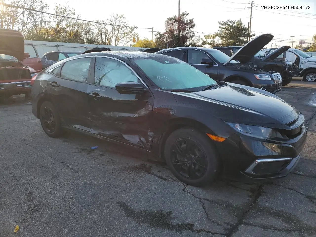 2HGFC2F64LH504173 2020 Honda Civic Lx