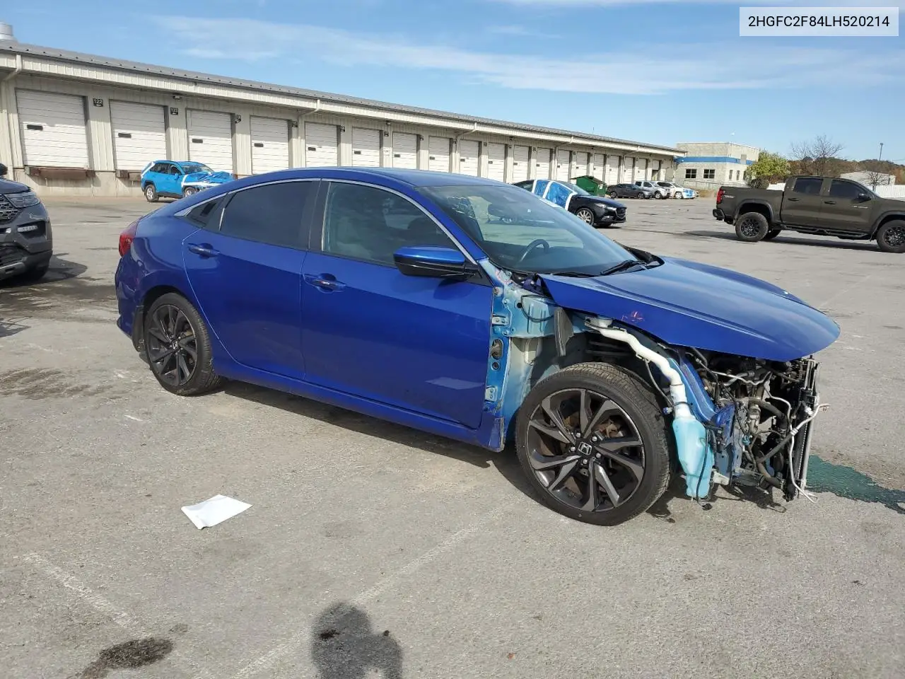 2HGFC2F84LH520214 2020 Honda Civic Sport