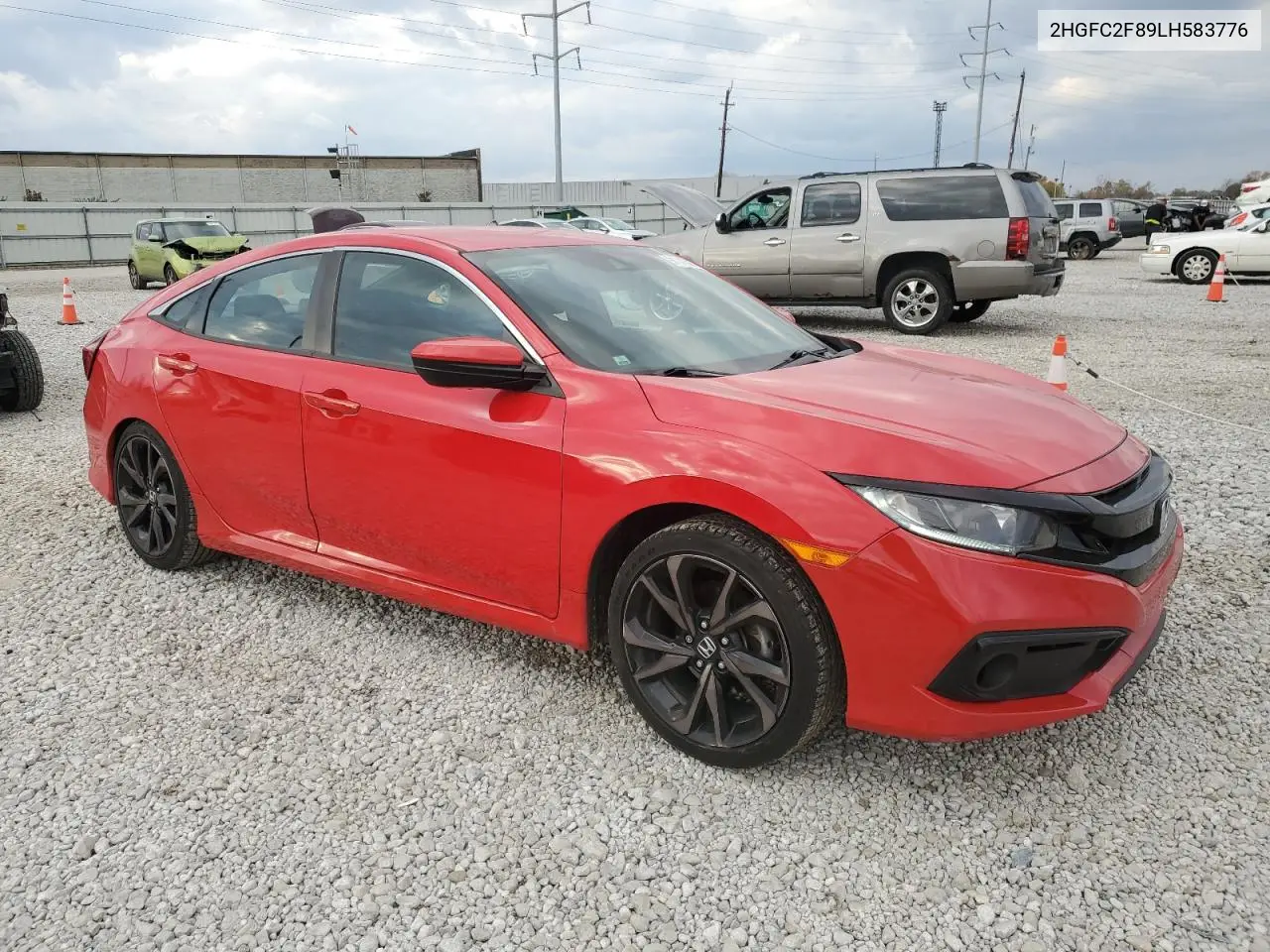 2HGFC2F89LH583776 2020 Honda Civic Sport