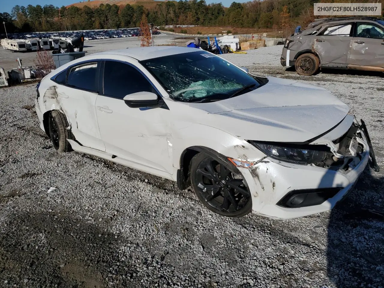 2HGFC2F80LH528987 2020 Honda Civic Sport