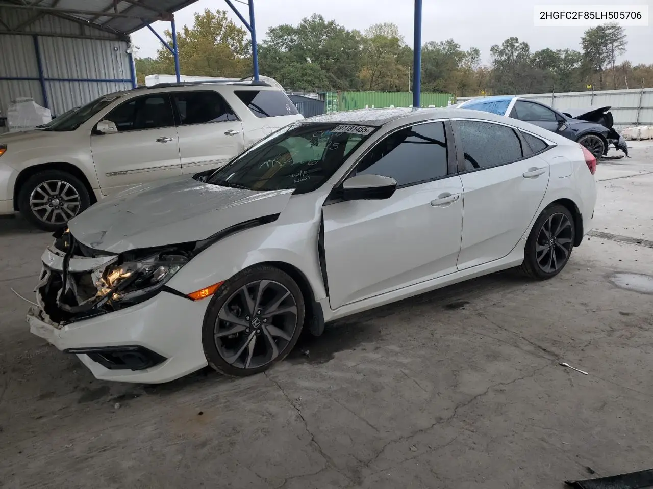 2HGFC2F85LH505706 2020 Honda Civic Sport