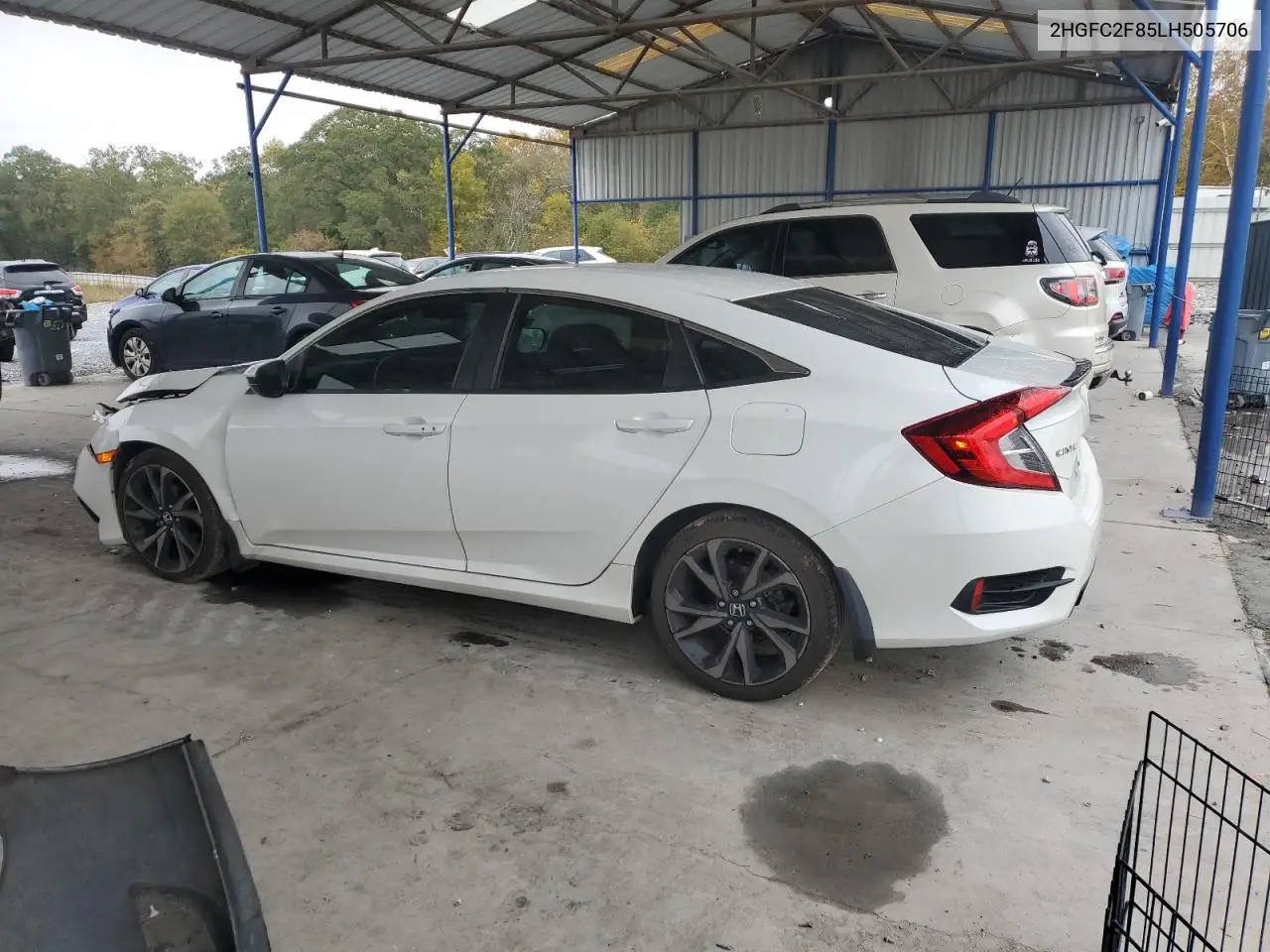 2HGFC2F85LH505706 2020 Honda Civic Sport