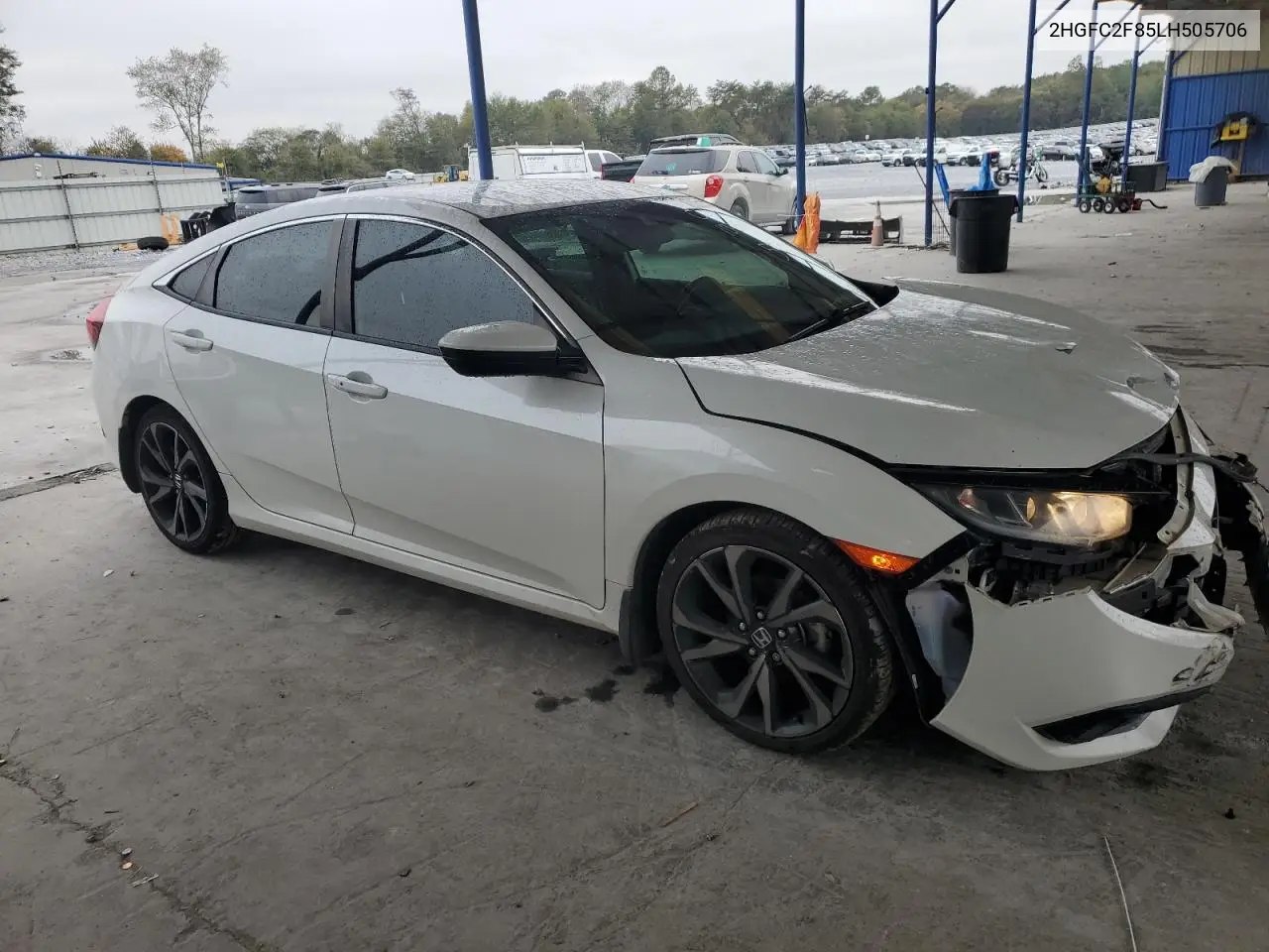 2HGFC2F85LH505706 2020 Honda Civic Sport