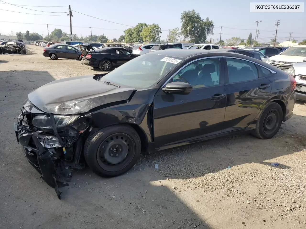 19XFC2F69LE206387 2020 Honda Civic Lx