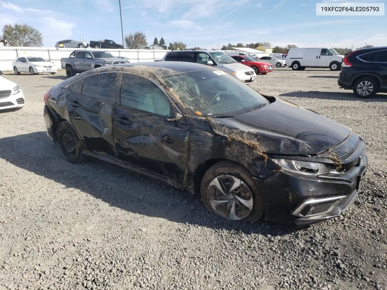 19XFC2F64LE205793 2020 Honda Civic Lx