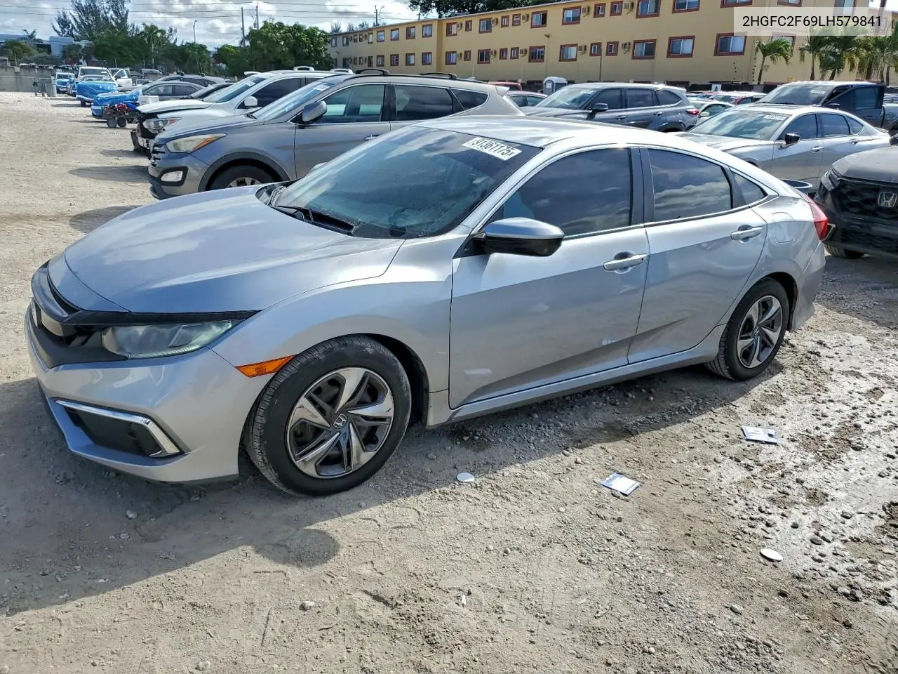2HGFC2F69LH579841 2020 Honda Civic Lx