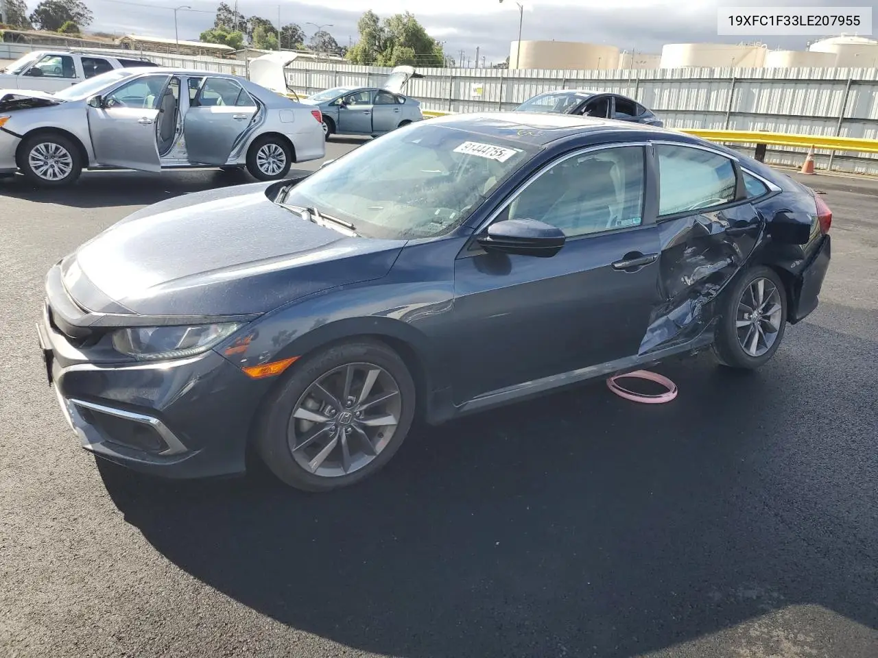 19XFC1F33LE207955 2020 Honda Civic Ex