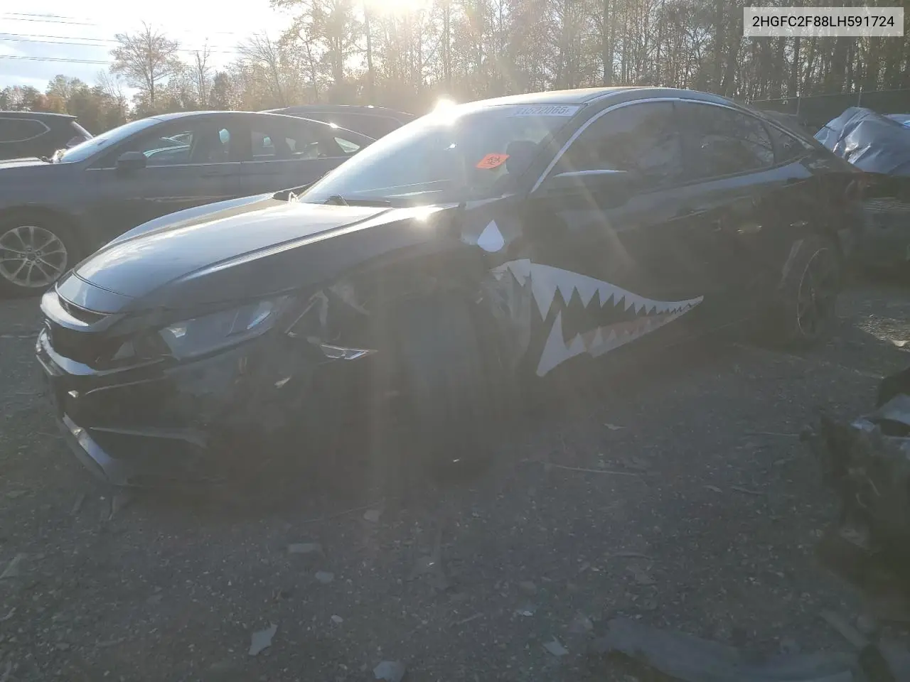 2HGFC2F88LH591724 2020 Honda Civic Sport