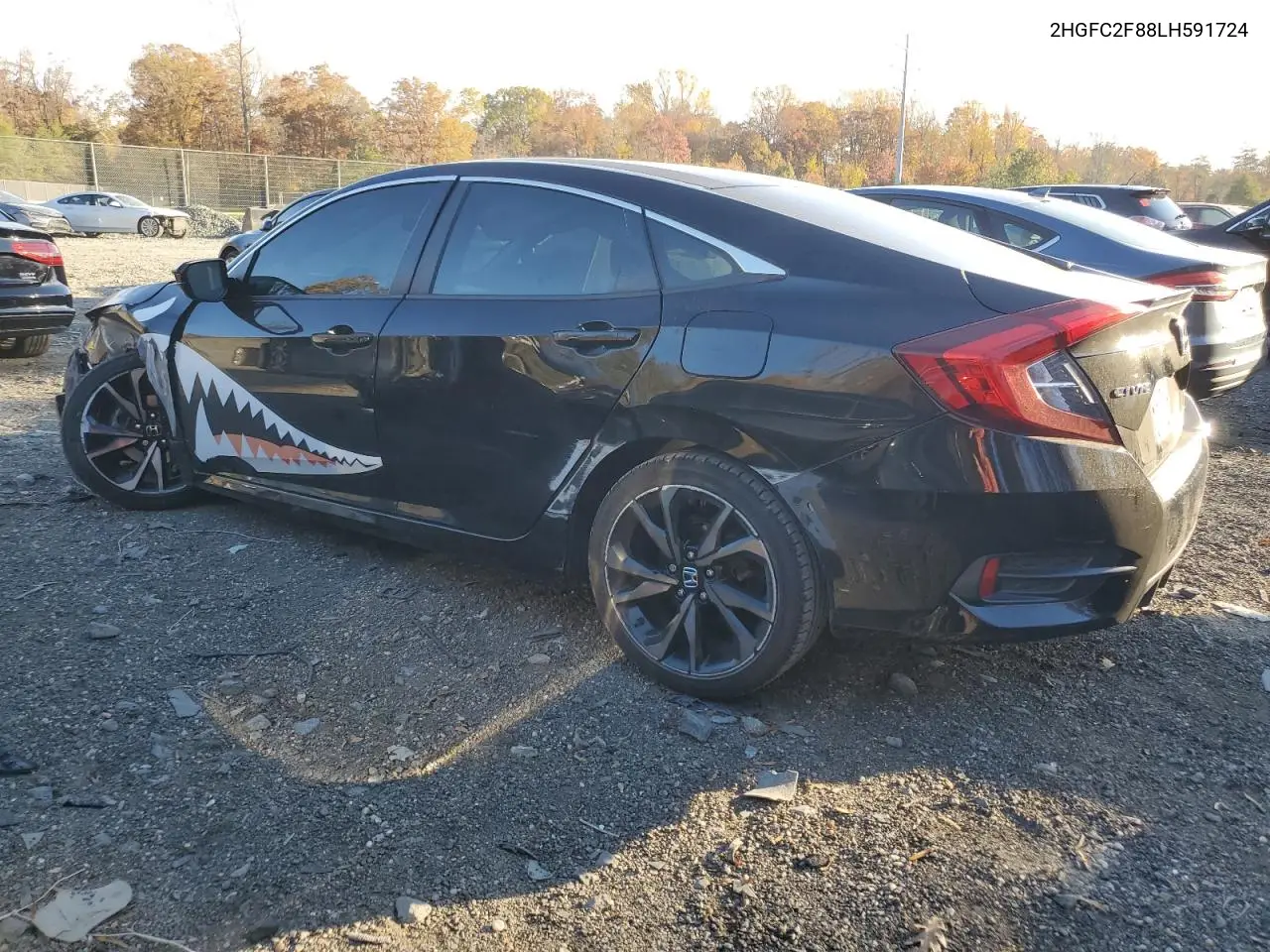 2HGFC2F88LH591724 2020 Honda Civic Sport