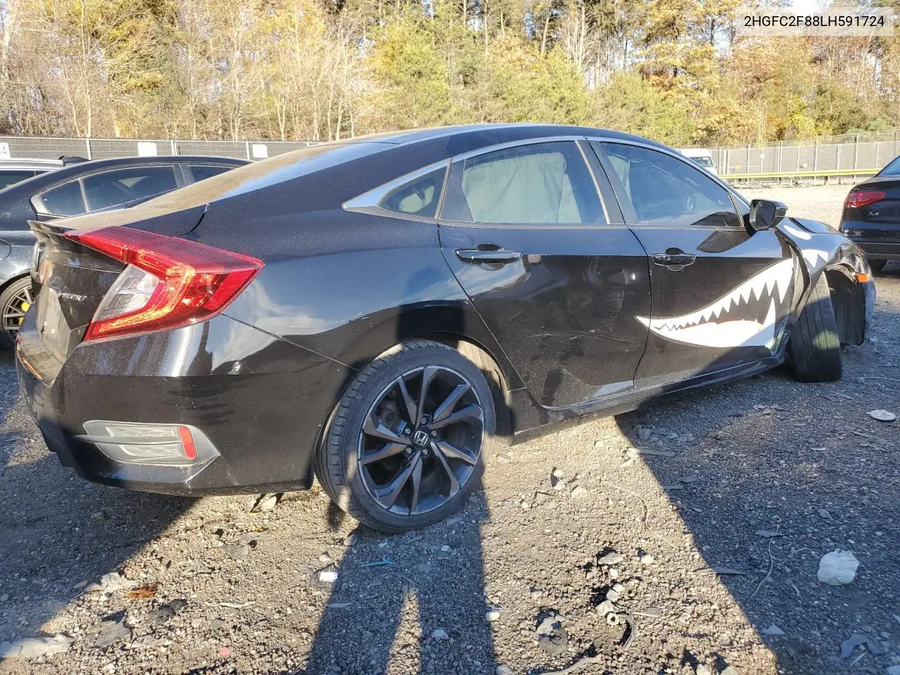 2HGFC2F88LH591724 2020 Honda Civic Sport