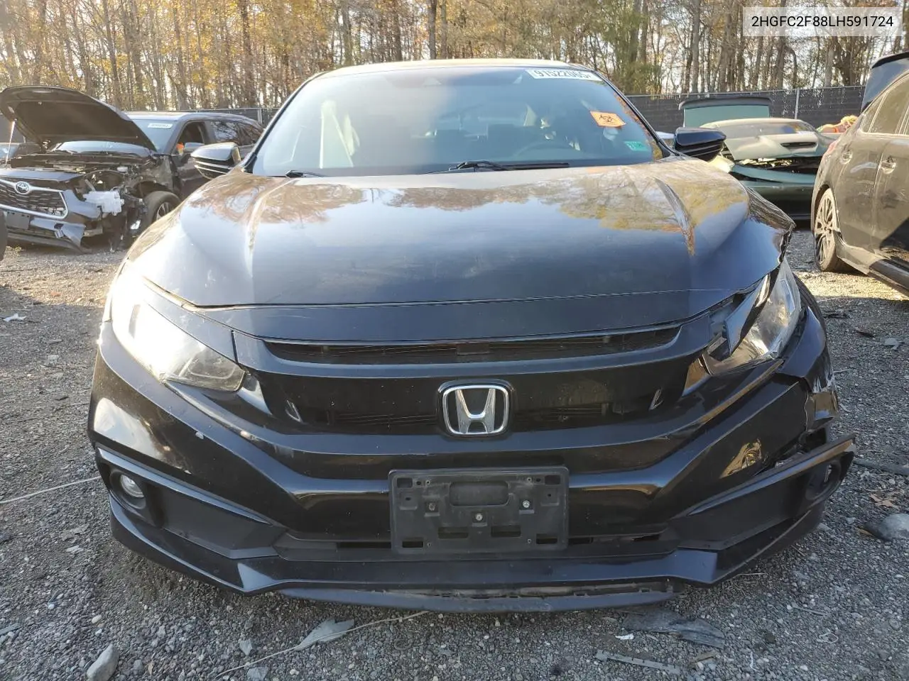2HGFC2F88LH591724 2020 Honda Civic Sport
