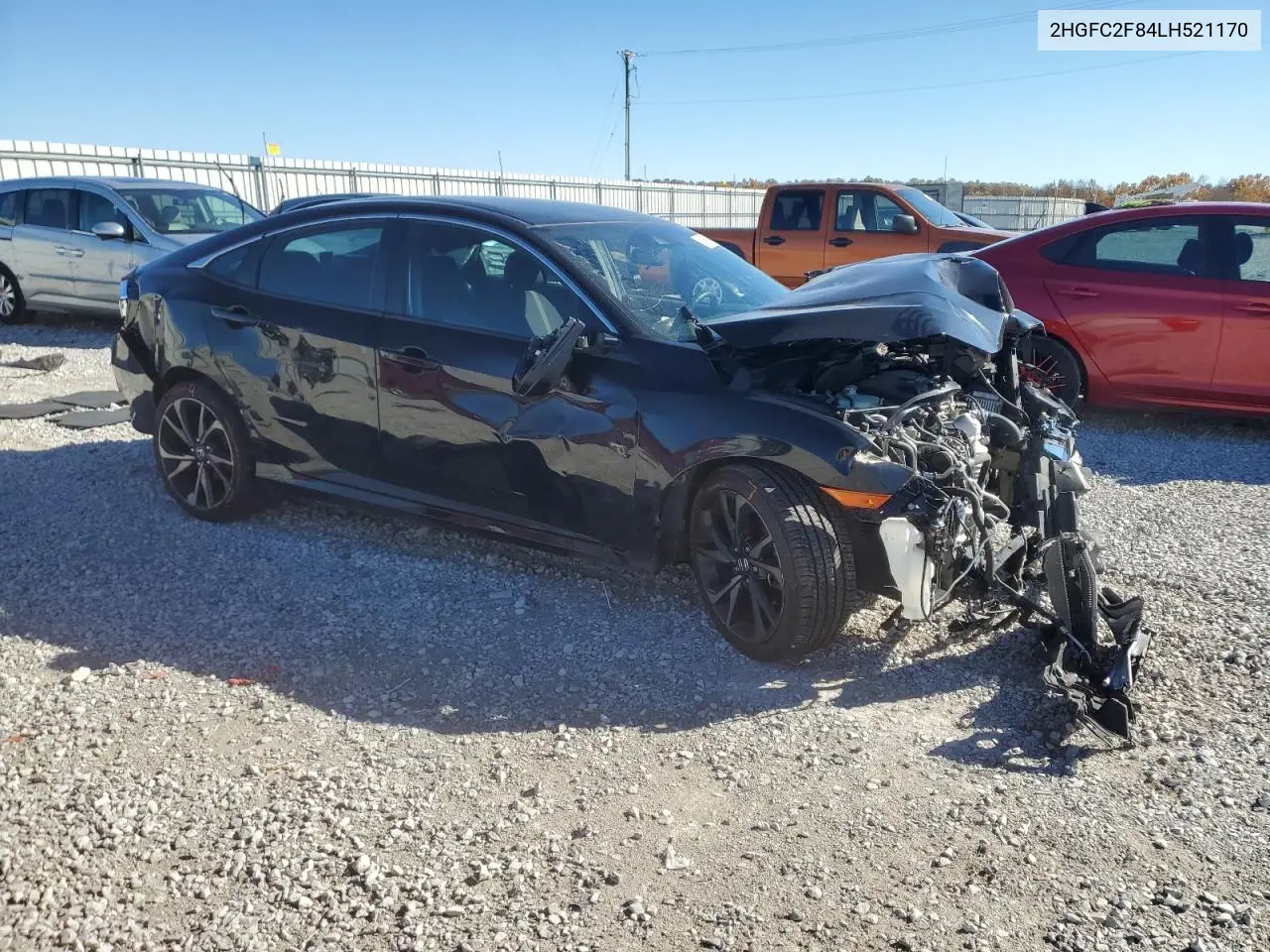 2HGFC2F84LH521170 2020 Honda Civic Sport