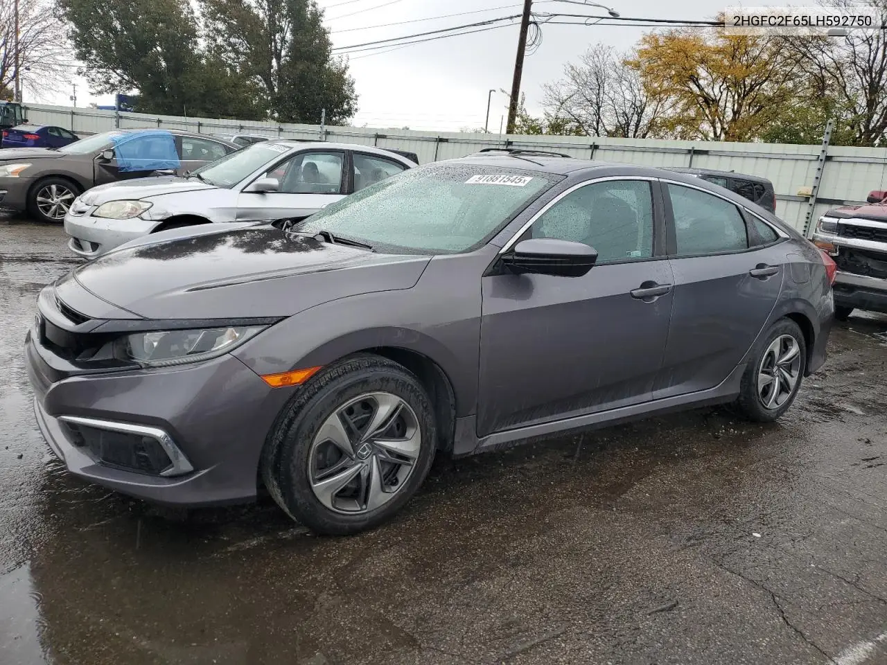 2HGFC2F65LH592750 2020 Honda Civic Lx