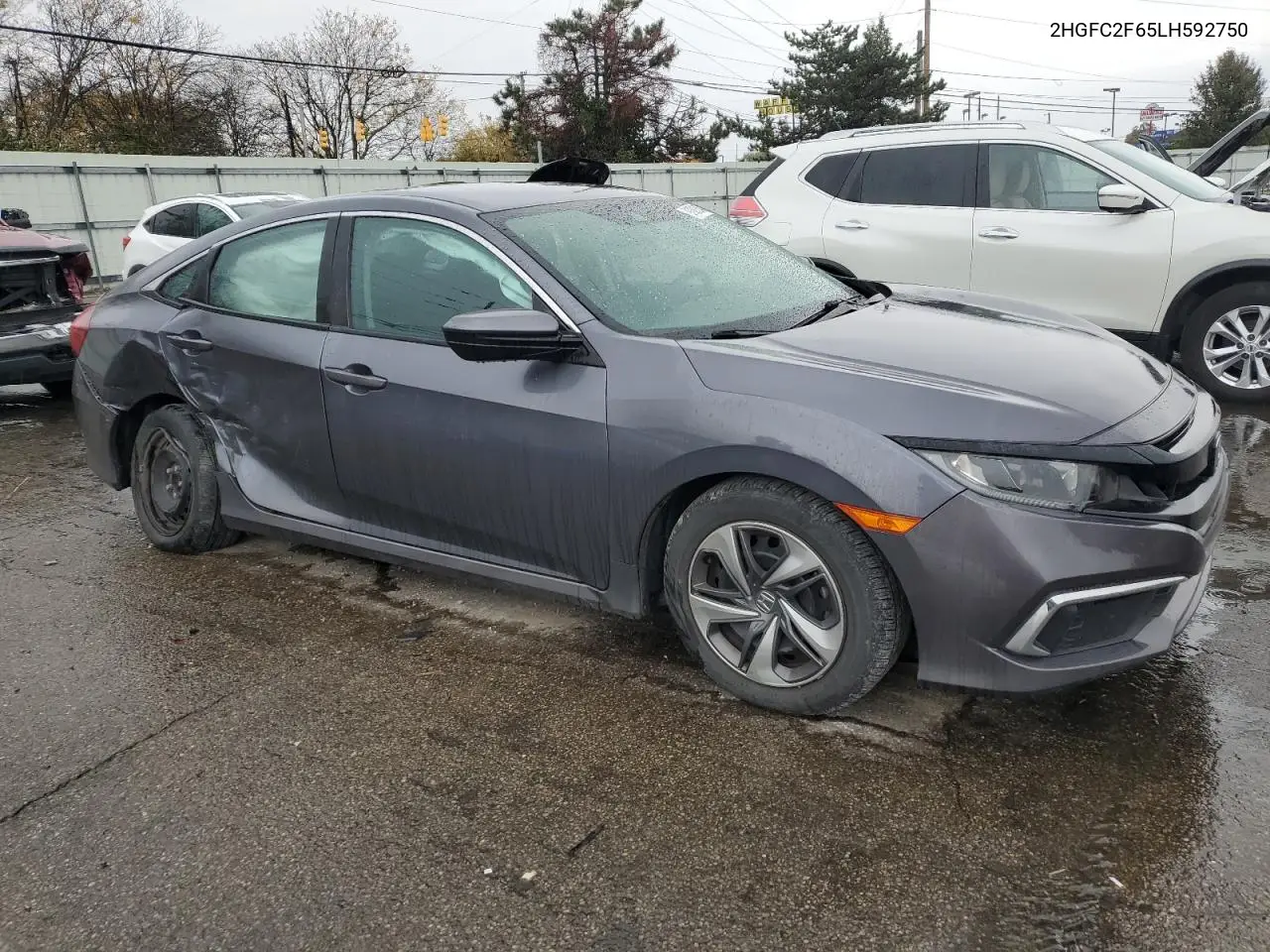 2HGFC2F65LH592750 2020 Honda Civic Lx