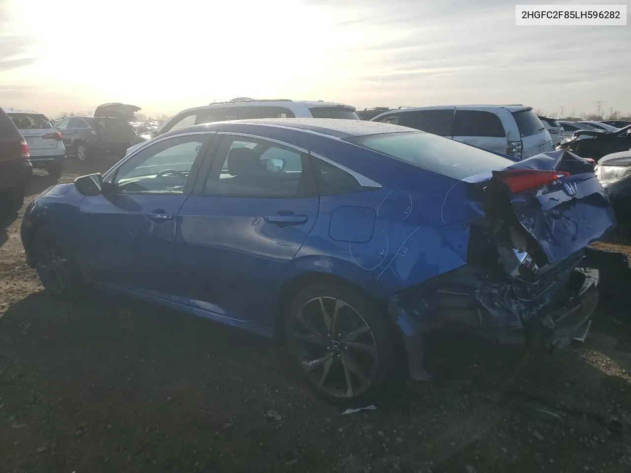 2HGFC2F85LH596282 2020 Honda Civic Sport