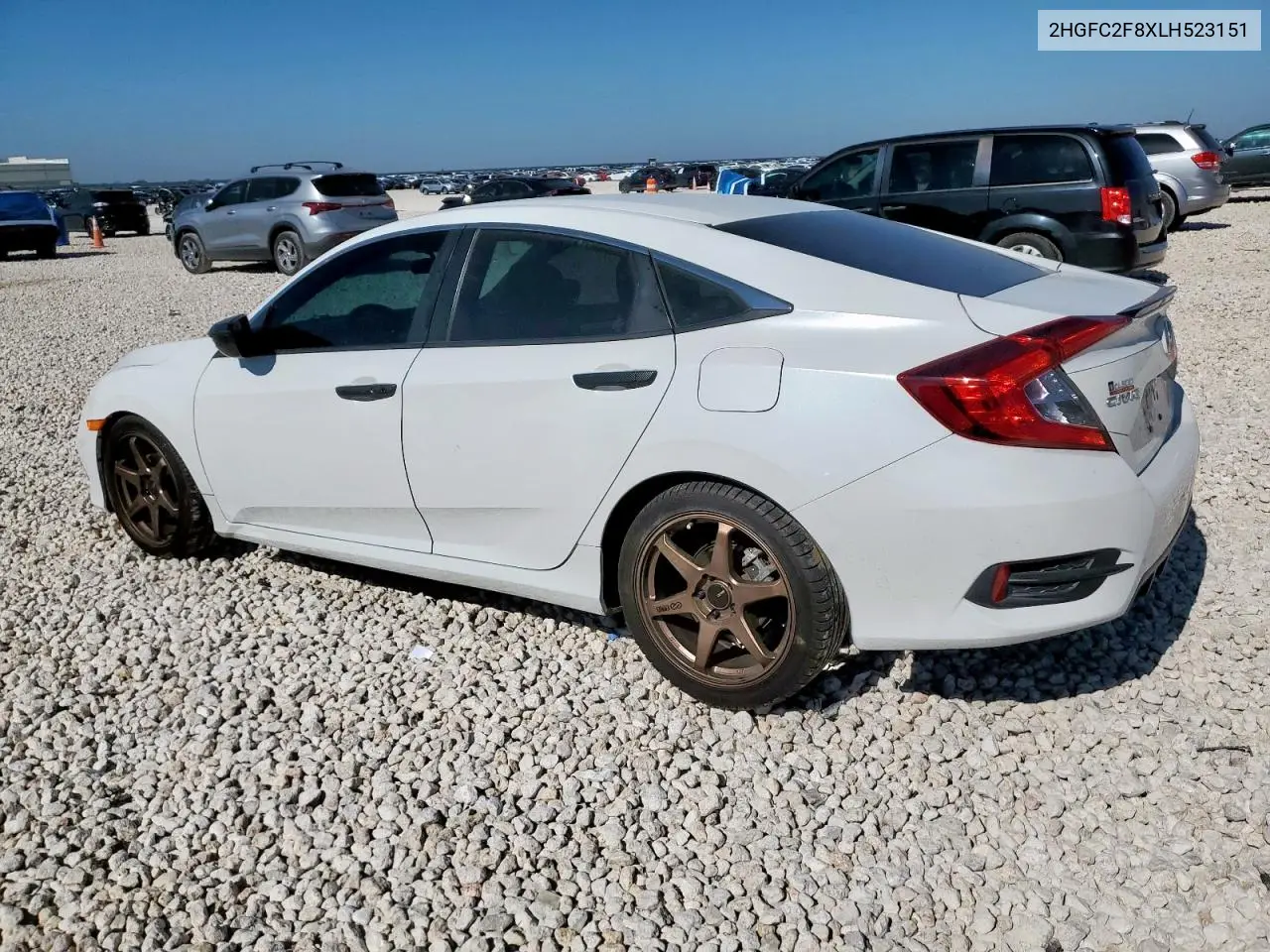 2HGFC2F8XLH523151 2020 Honda Civic Sport
