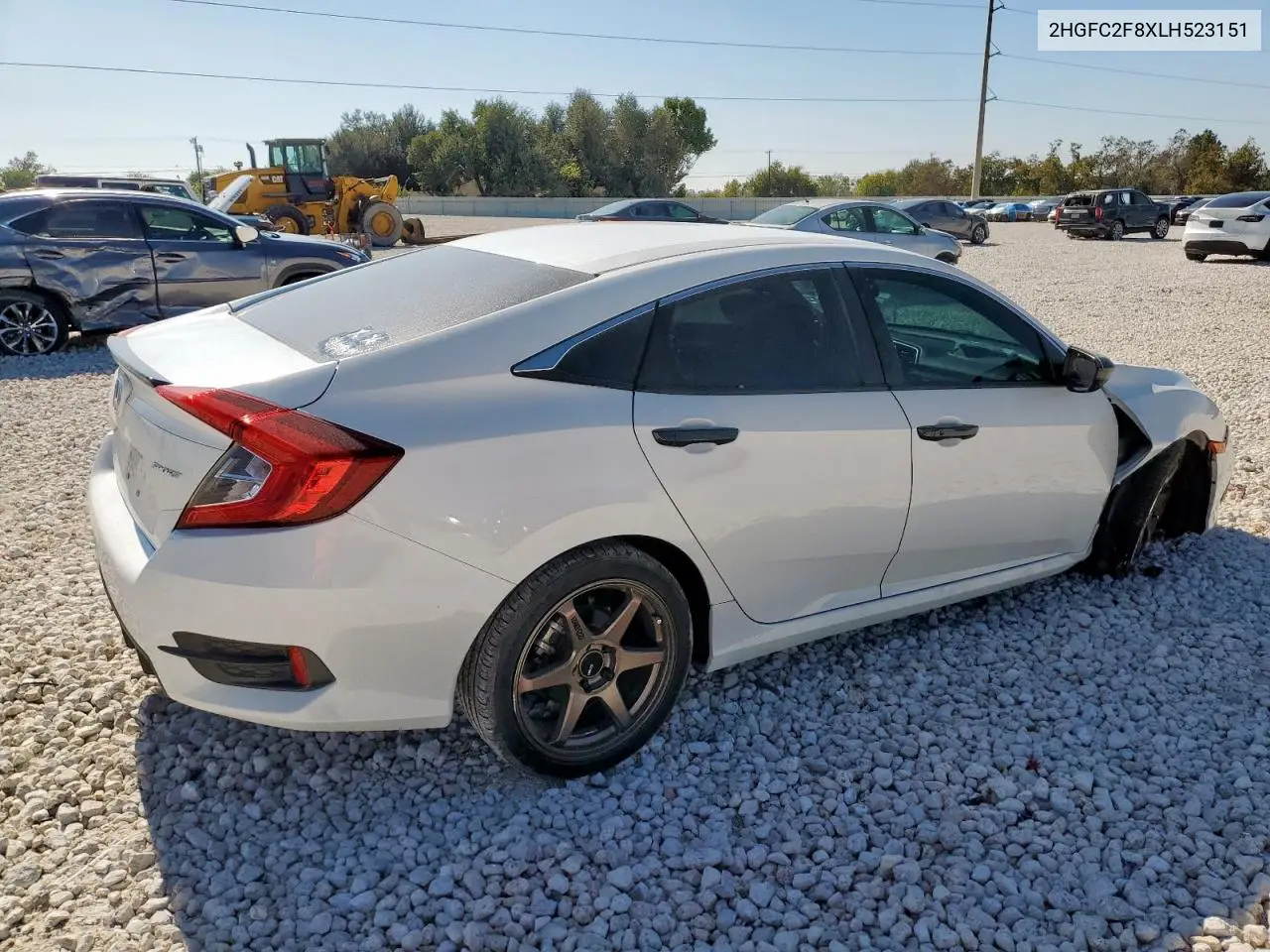 2HGFC2F8XLH523151 2020 Honda Civic Sport