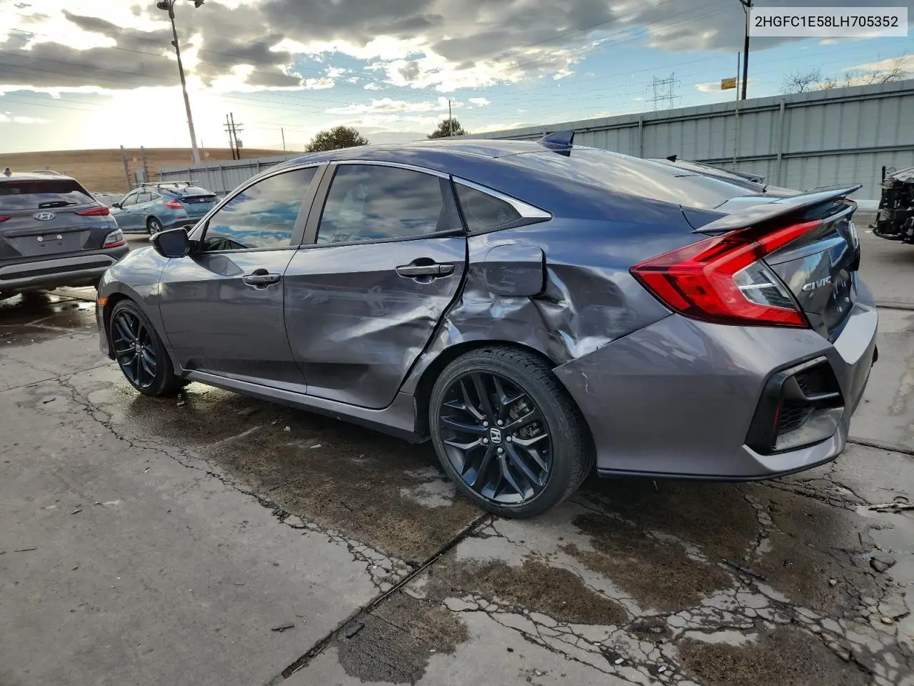 2HGFC1E58LH705352 2020 Honda Civic Si