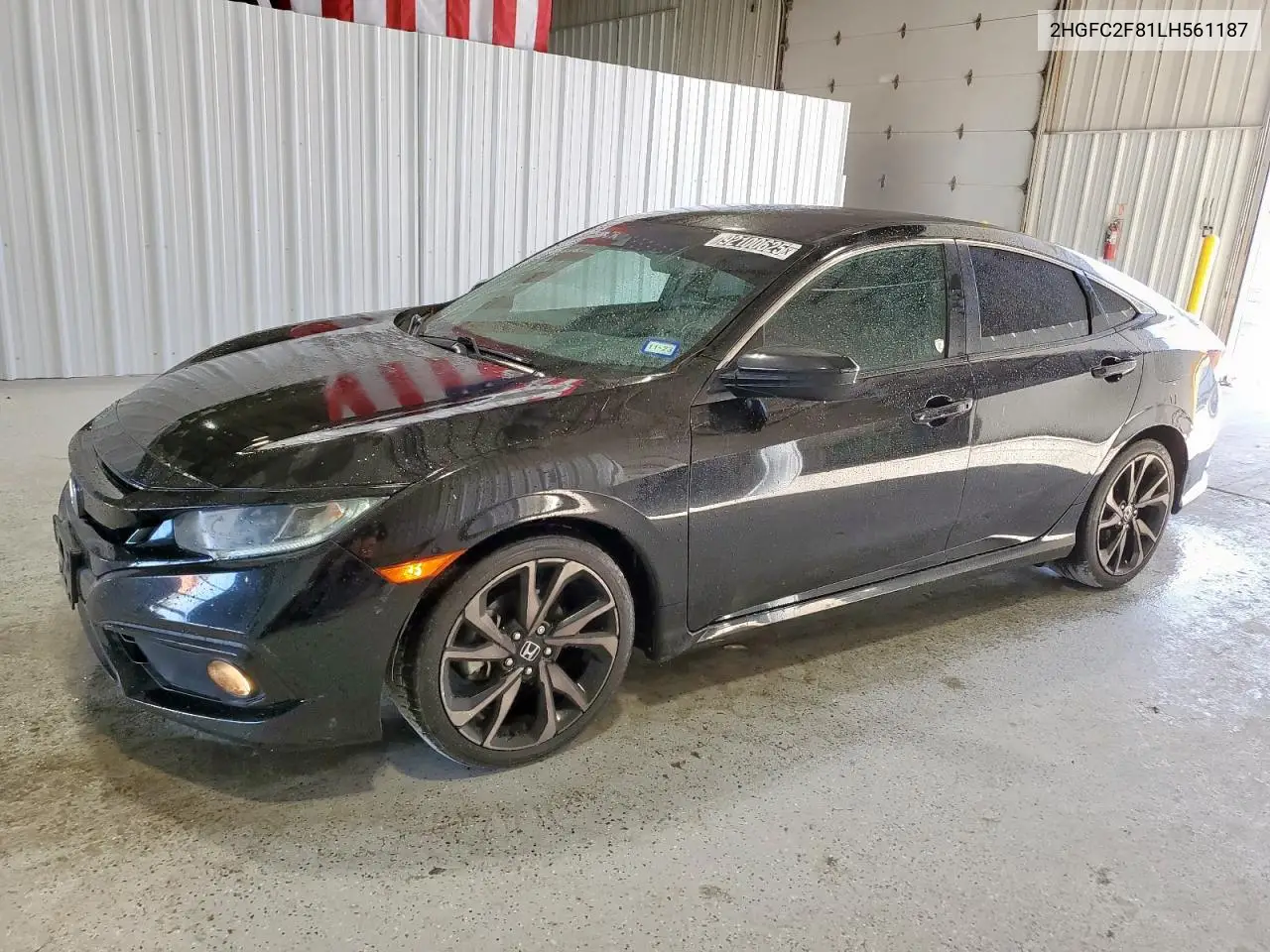 2HGFC2F81LH561187 2020 Honda Civic Sport