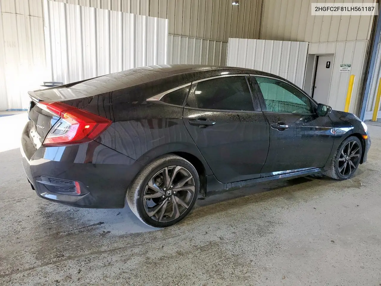 2HGFC2F81LH561187 2020 Honda Civic Sport