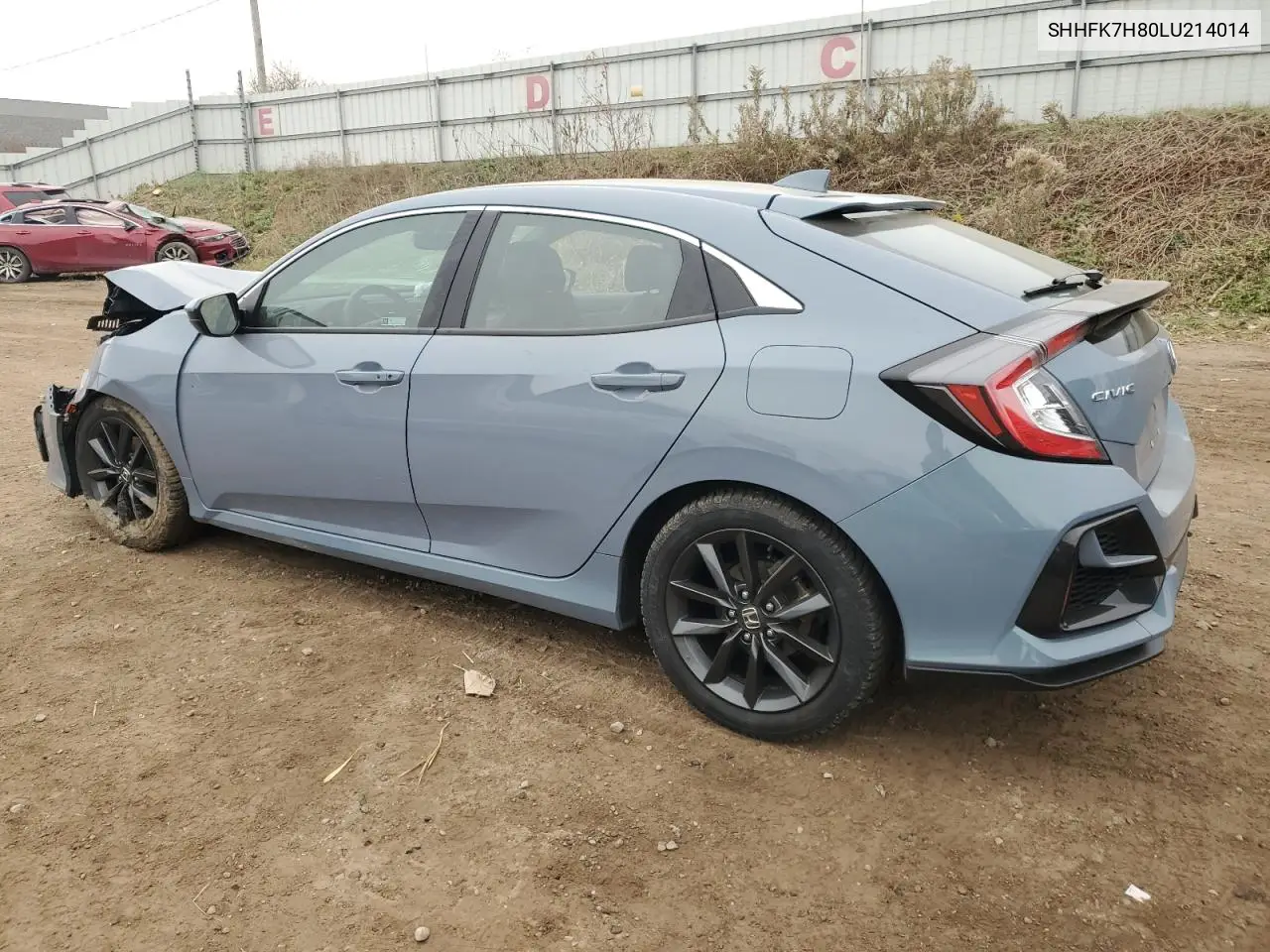 SHHFK7H80LU214014 2020 Honda Civic Exl