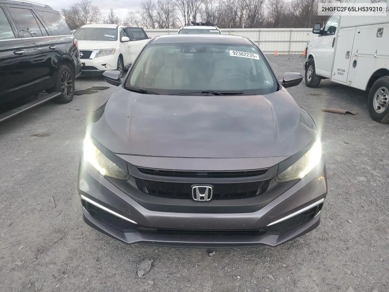2HGFC2F65LH539210 2020 Honda Civic Lx