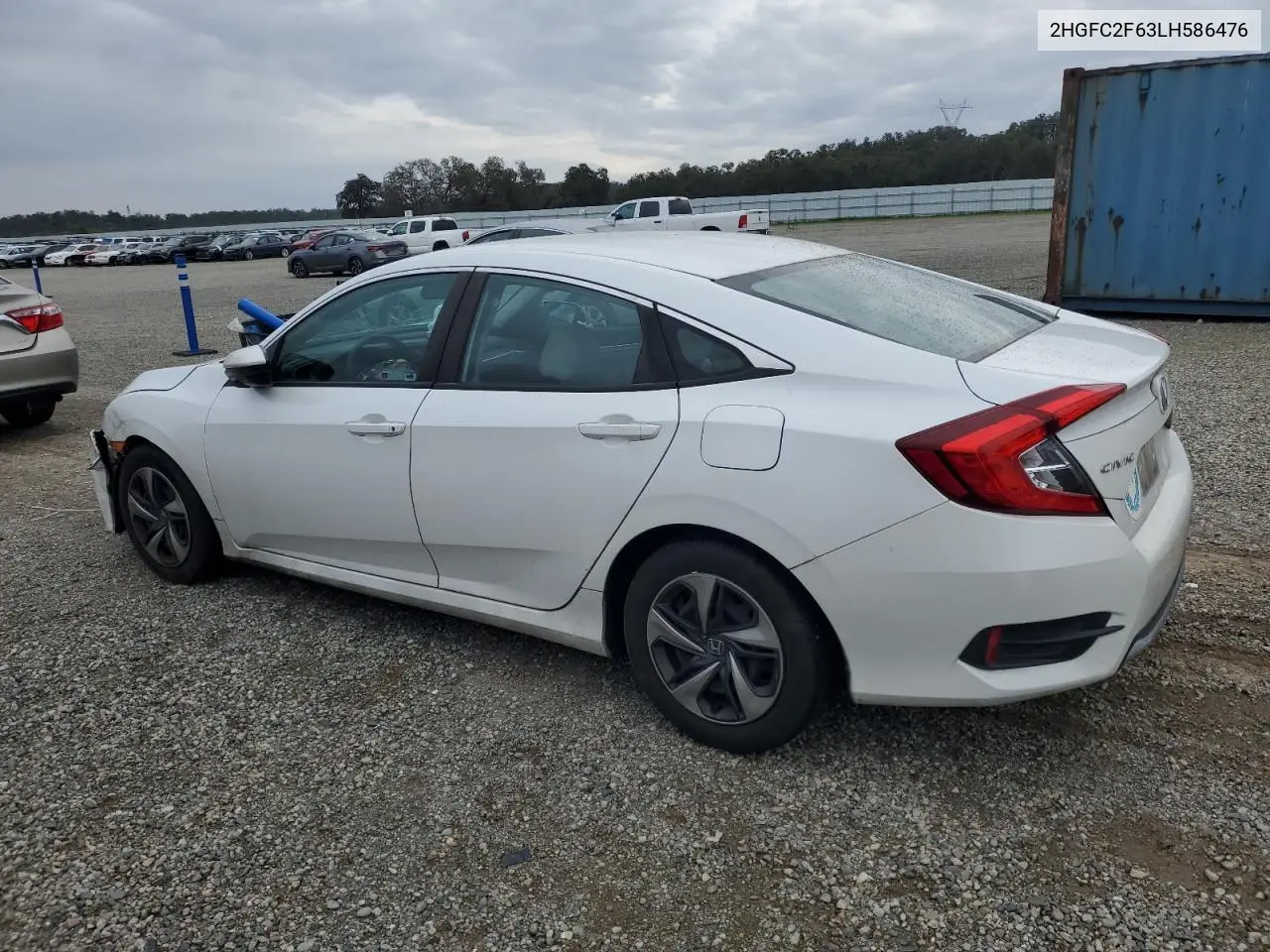2HGFC2F63LH586476 2020 Honda Civic Lx