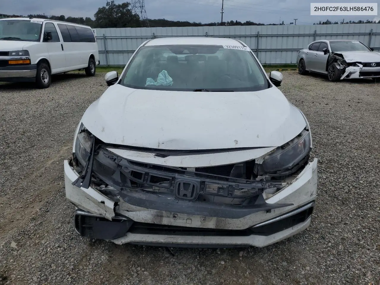 2HGFC2F63LH586476 2020 Honda Civic Lx