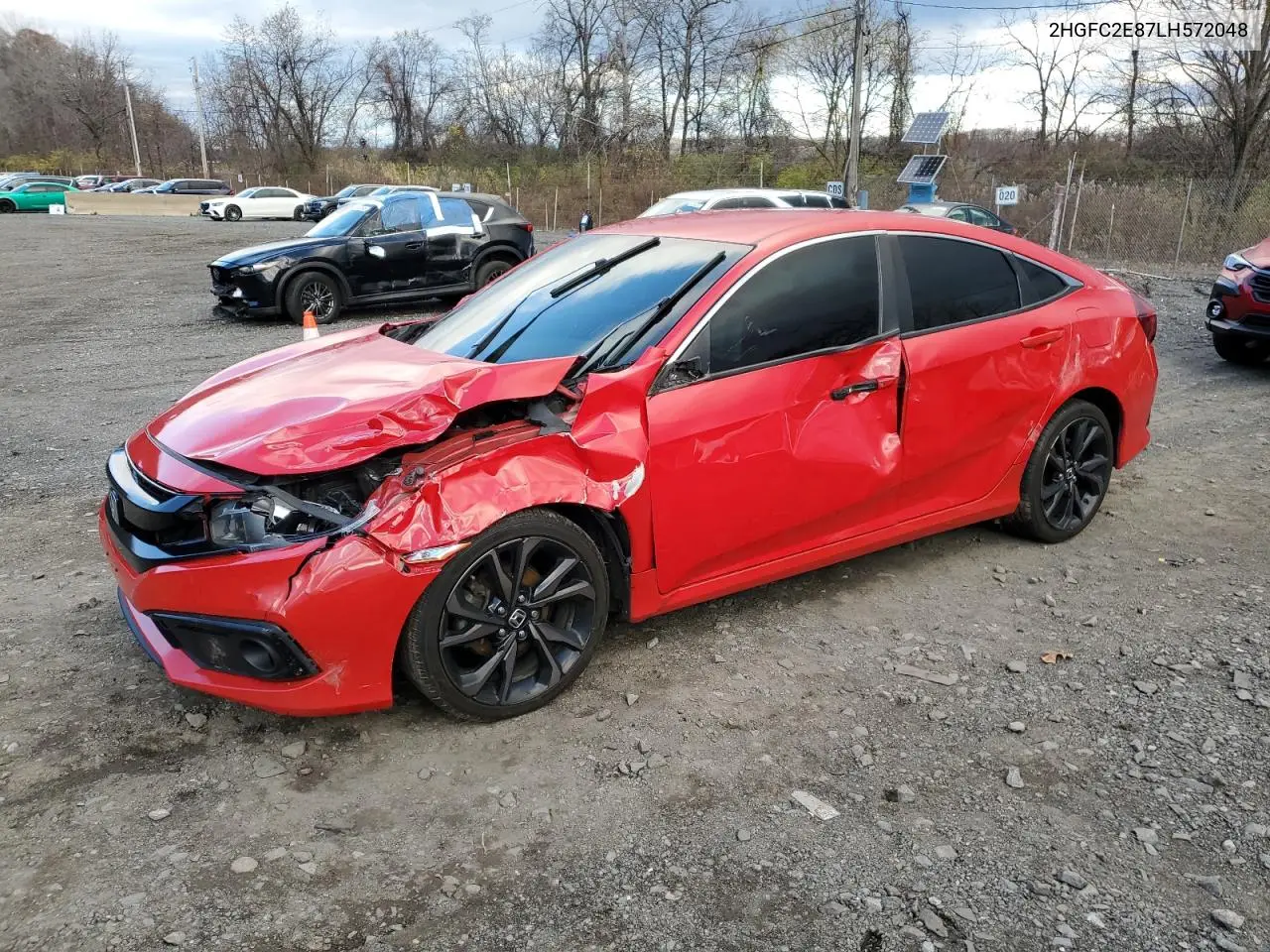 2HGFC2E87LH572048 2020 Honda Civic Sport