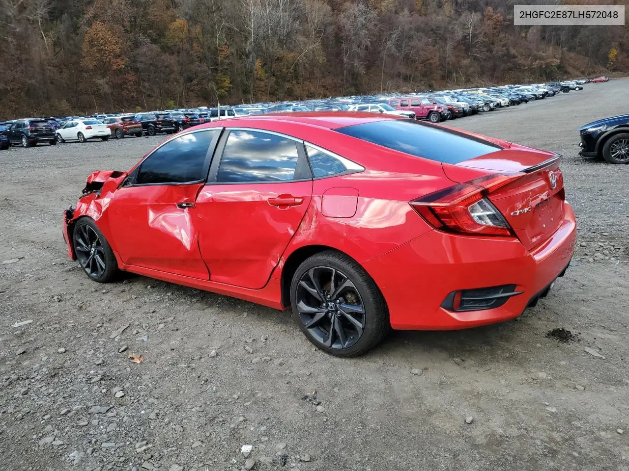 2HGFC2E87LH572048 2020 Honda Civic Sport