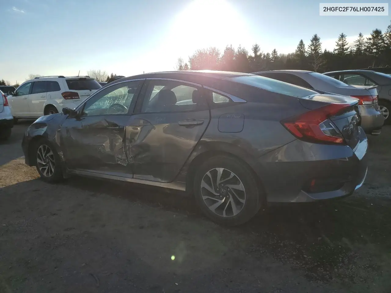2HGFC2F76LH007425 2020 Honda Civic Ex