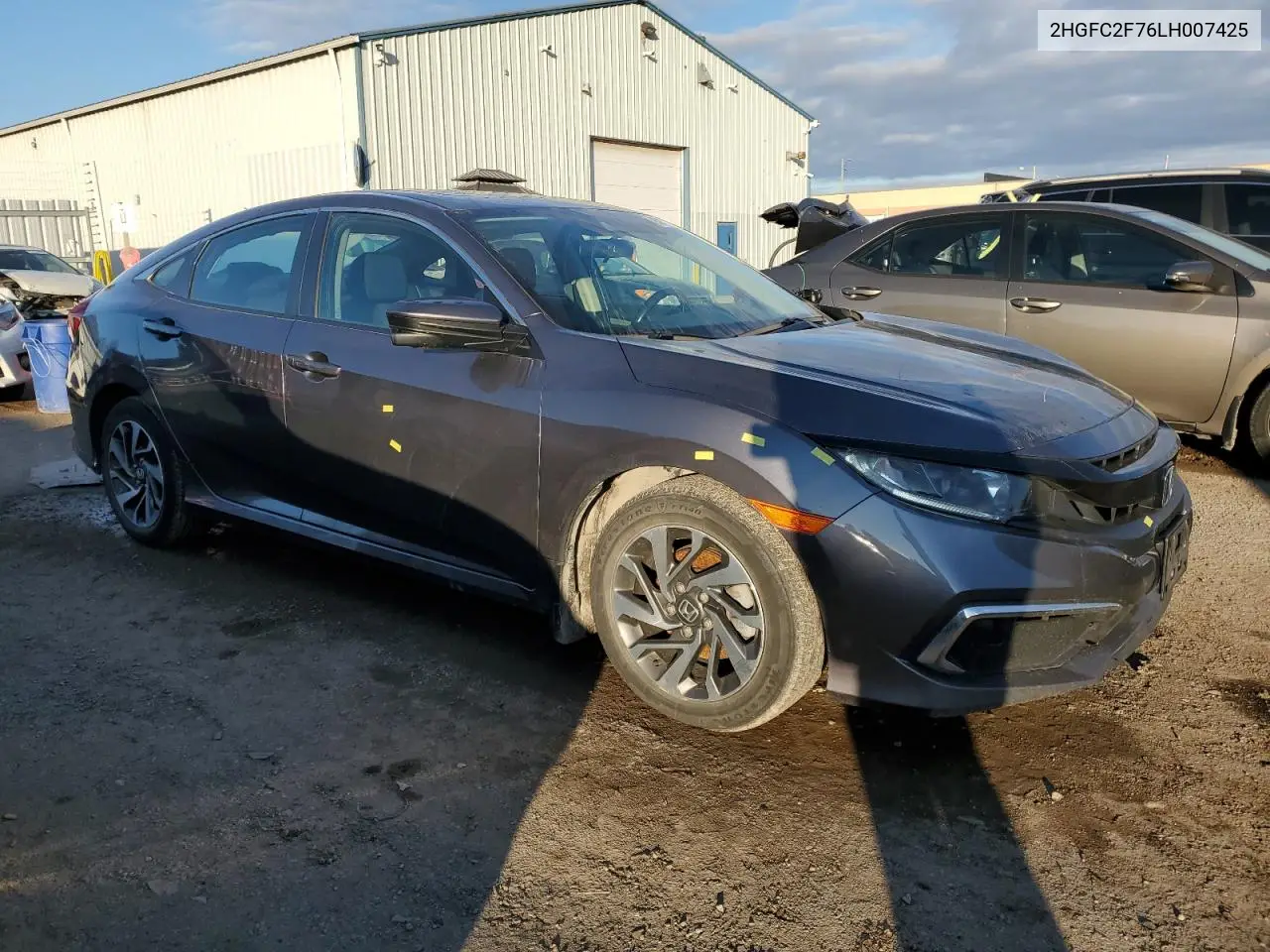 2HGFC2F76LH007425 2020 Honda Civic Ex