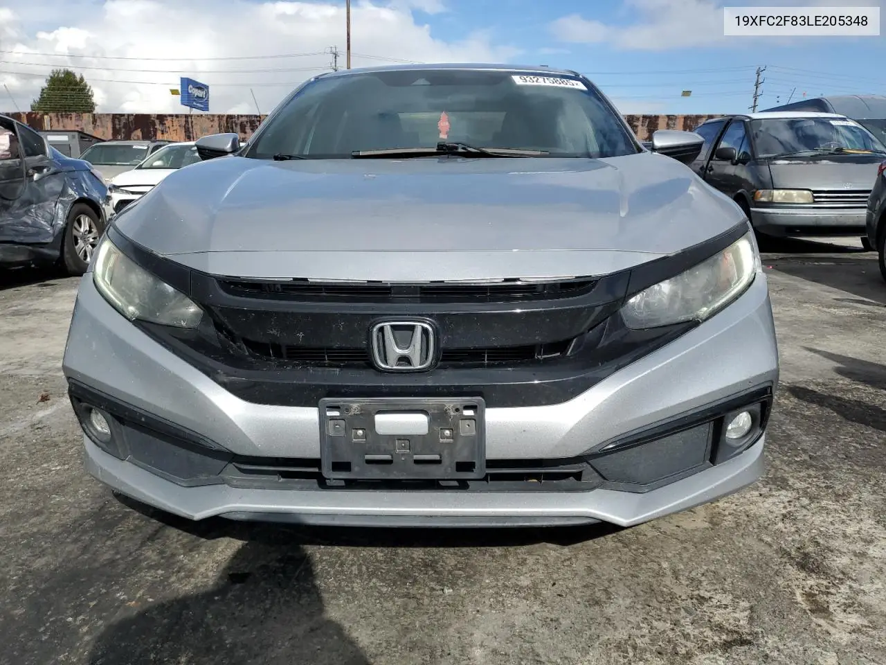 19XFC2F83LE205348 2020 Honda Civic Sport