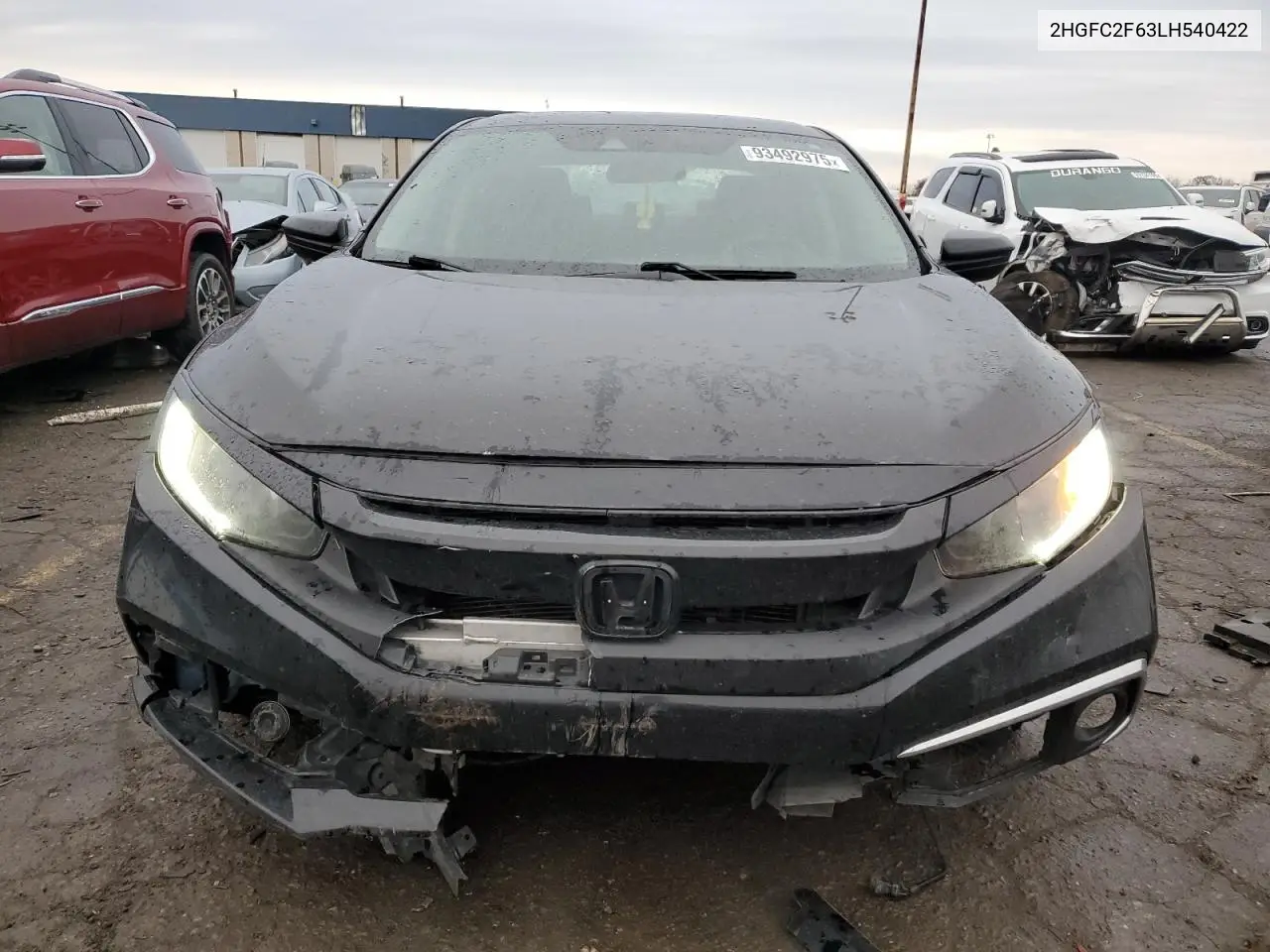 2HGFC2F63LH540422 2020 Honda Civic Lx