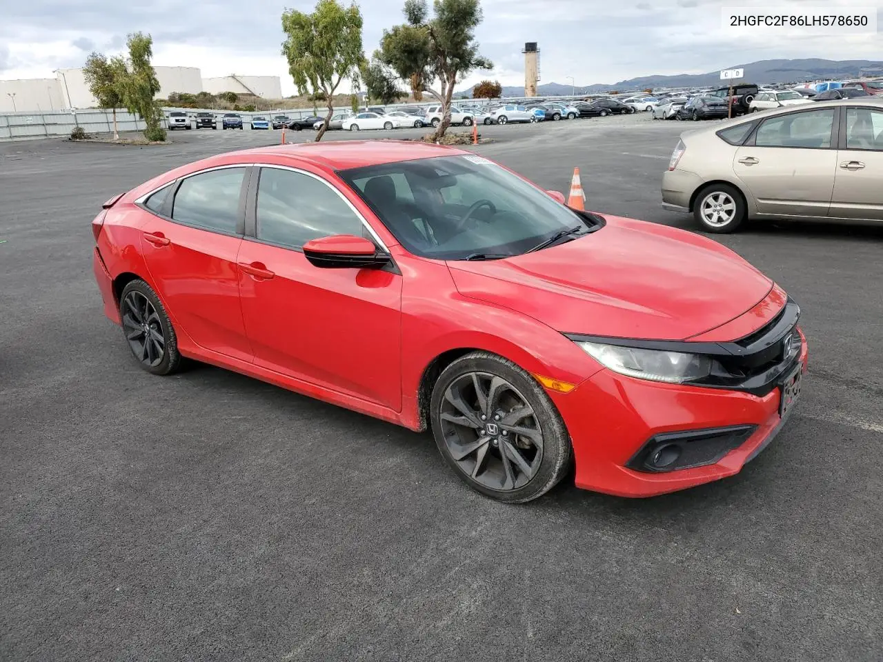 2HGFC2F86LH578650 2020 Honda Civic Sport