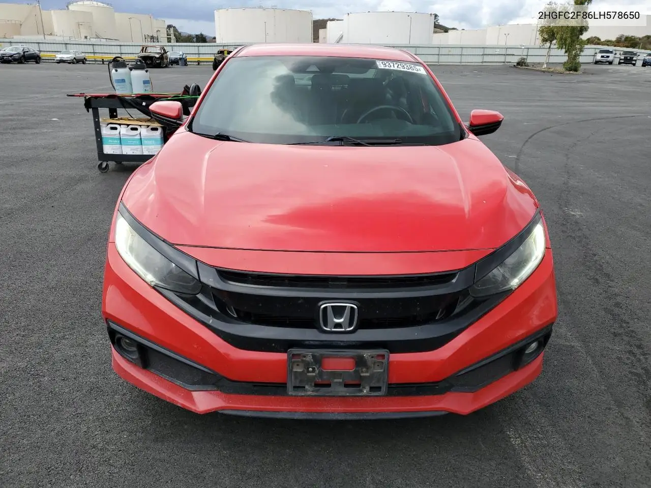 2HGFC2F86LH578650 2020 Honda Civic Sport