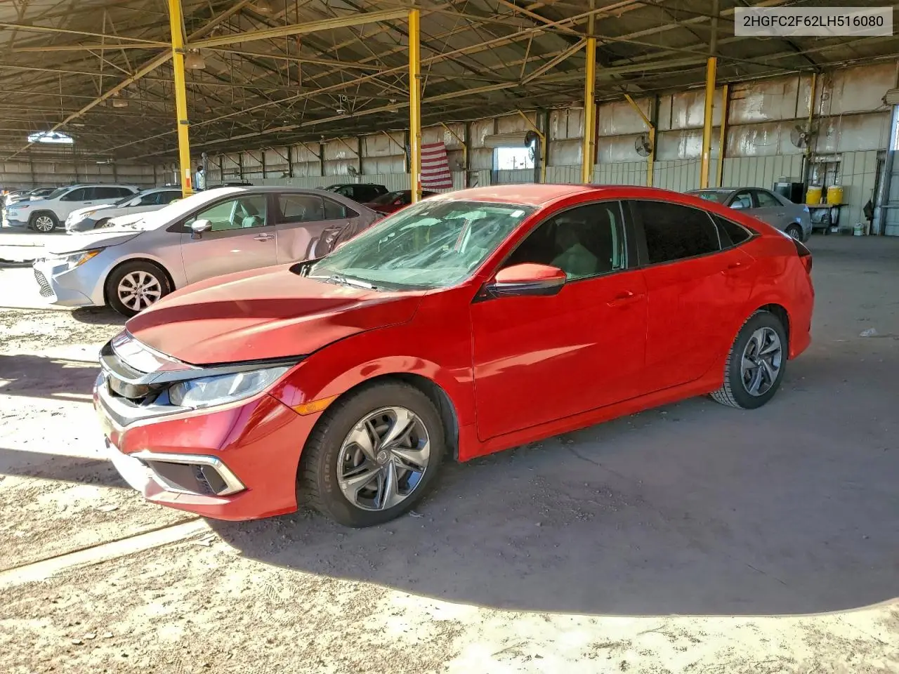 2HGFC2F62LH516080 2020 Honda Civic Lx