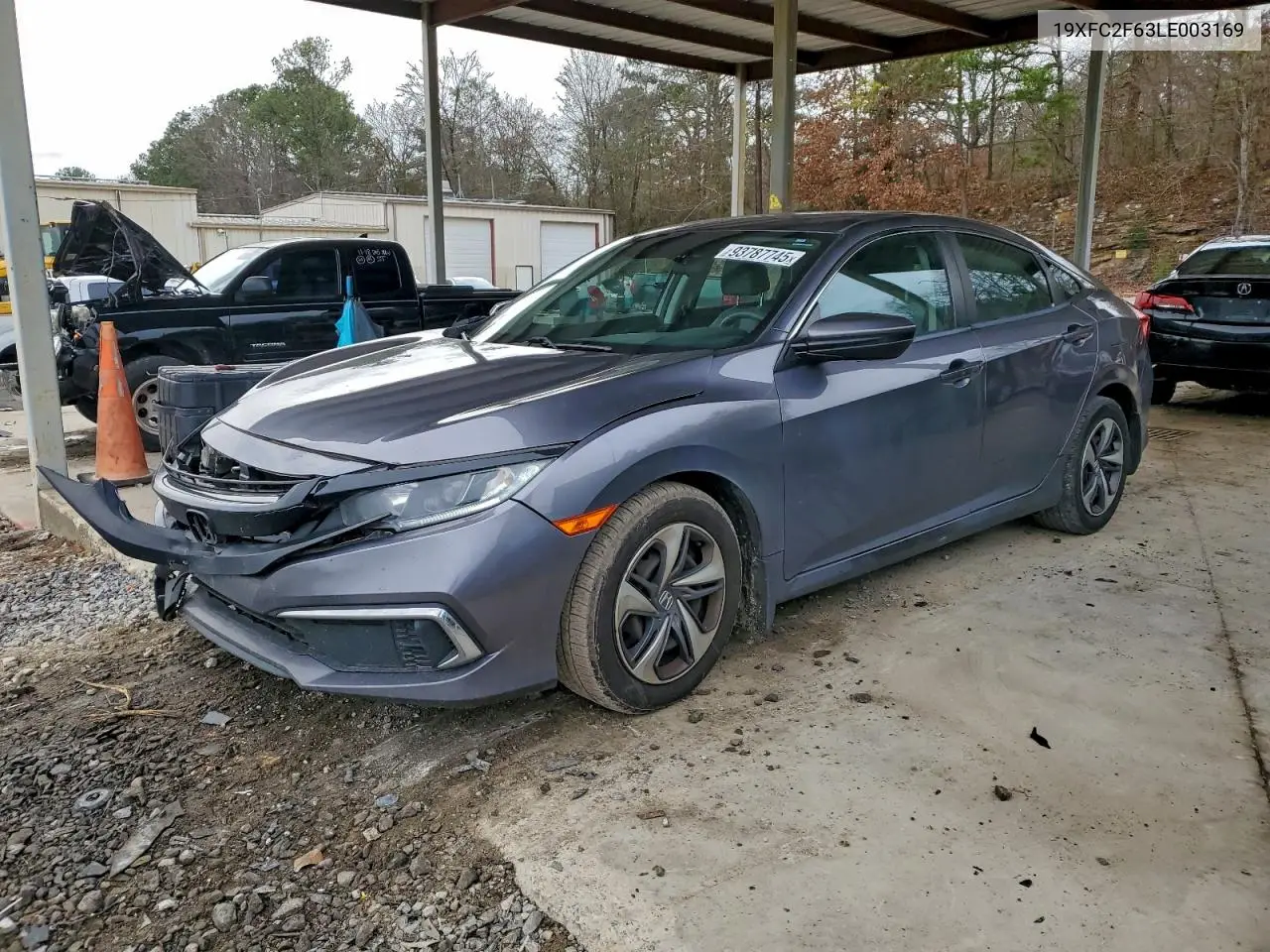 19XFC2F63LE003169 2020 Honda Civic Lx