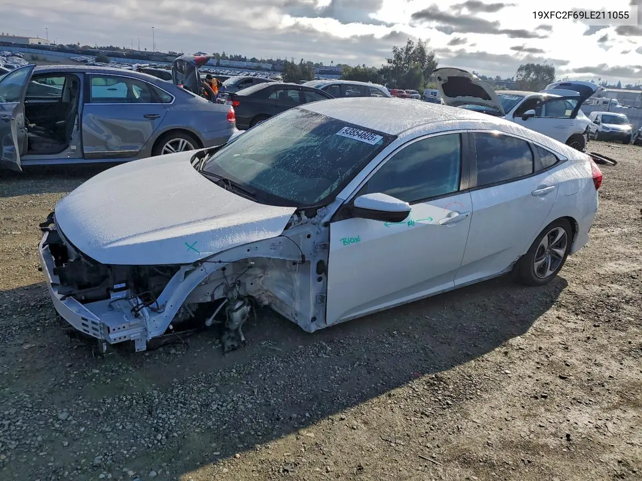 19XFC2F69LE211055 2020 Honda Civic Lx