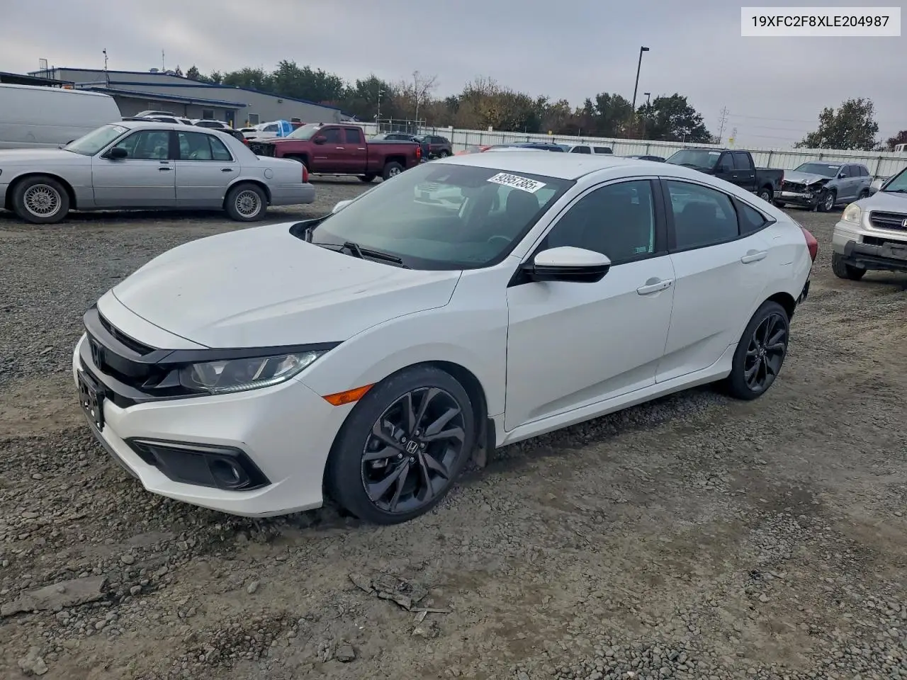 19XFC2F8XLE204987 2020 Honda Civic Sport