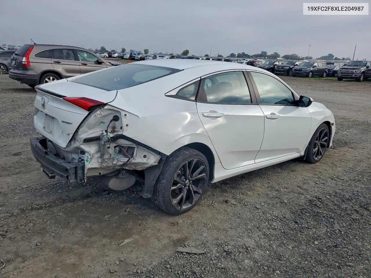 19XFC2F8XLE204987 2020 Honda Civic Sport