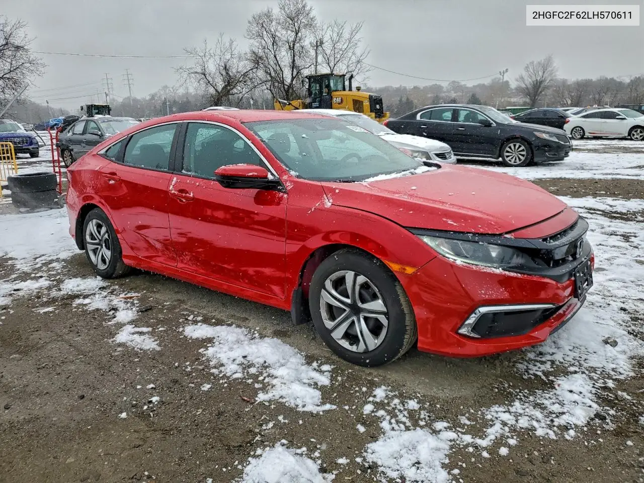 2HGFC2F62LH570611 2020 Honda Civic Lx