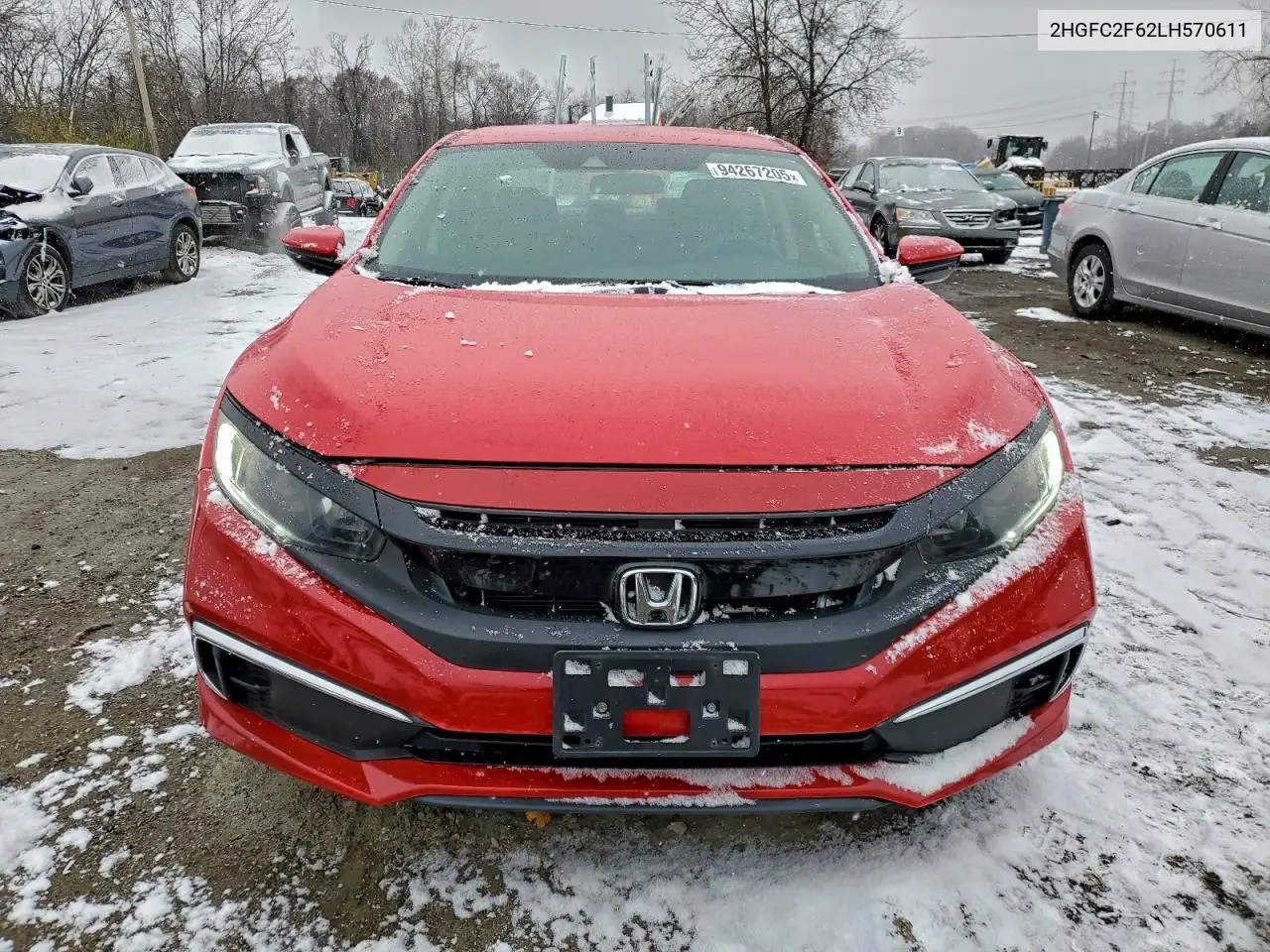 2HGFC2F62LH570611 2020 Honda Civic Lx