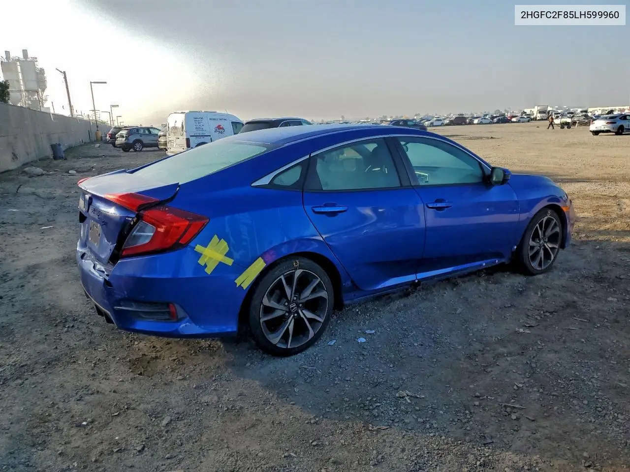 2HGFC2F85LH599960 2020 Honda Civic Sport