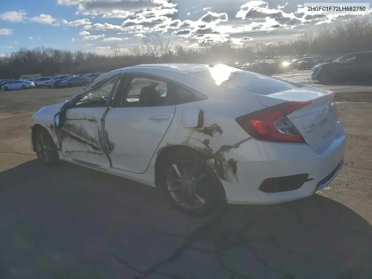 2HGFC1F72LH682750 2020 Honda Civic Exl