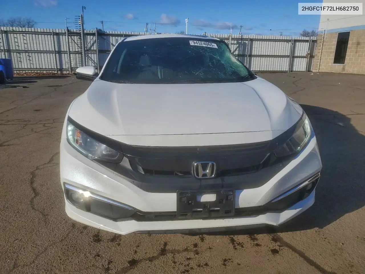 2HGFC1F72LH682750 2020 Honda Civic Exl