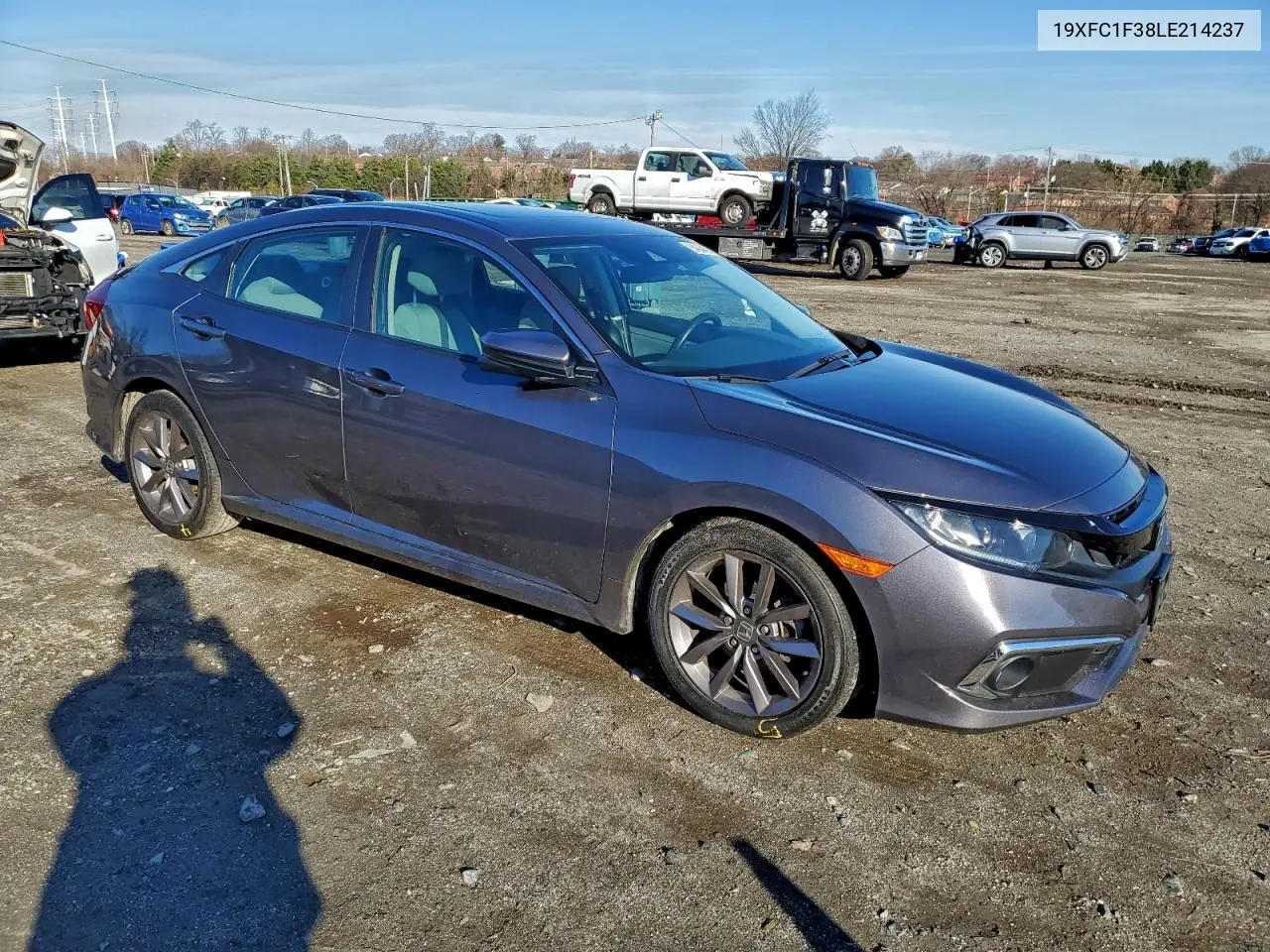19XFC1F38LE214237 2020 Honda Civic Ex