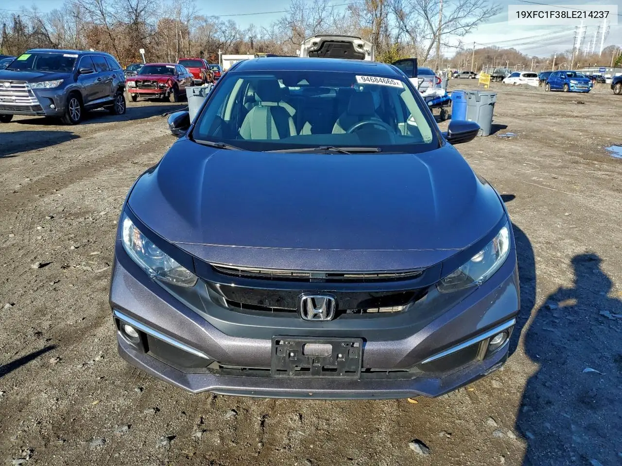 19XFC1F38LE214237 2020 Honda Civic Ex