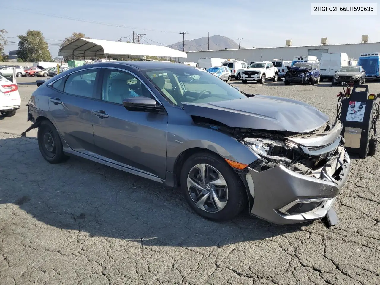 2HGFC2F66LH590635 2020 Honda Civic Lx